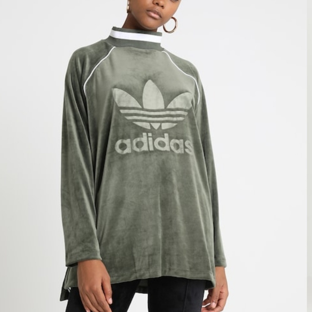New Adidas originals sweatshirt base green